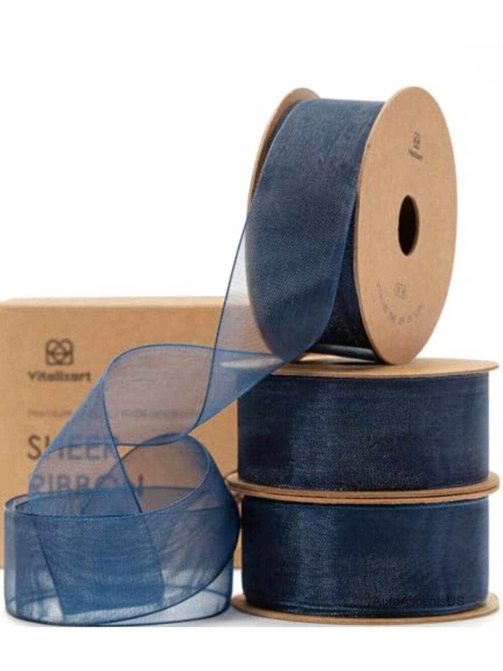 Organza Sheer Ribbon 1in x 30yd Gift Wrapping Crafts Bows